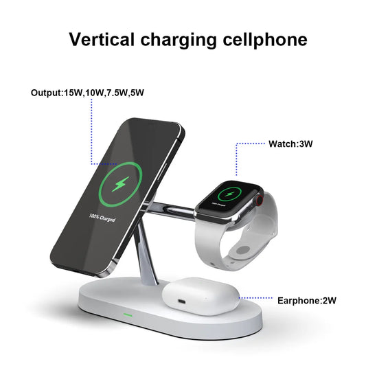 3 in 1 Magnetic Wireless Charger Stand