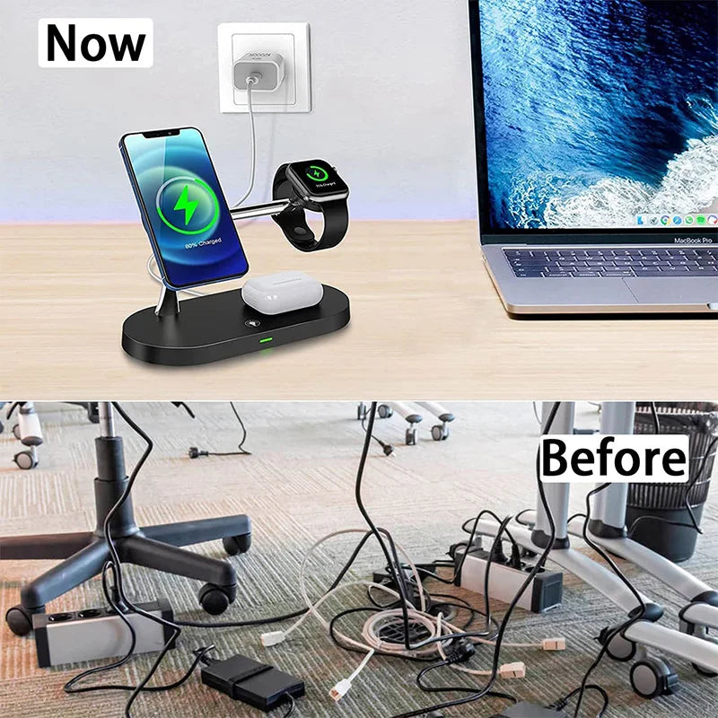 3 in 1 Magnetic Wireless Charger Stand