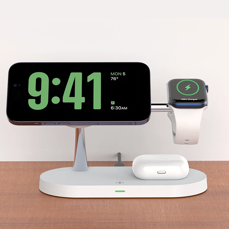 3 in 1 Magnetic Wireless Charger Stand