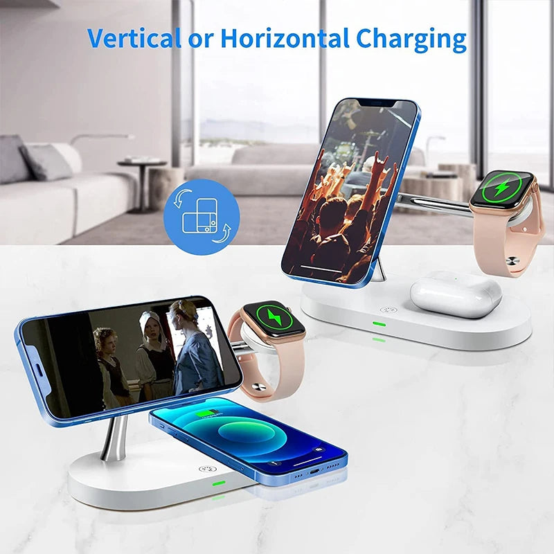 3 in 1 Magnetic Wireless Charger Stand