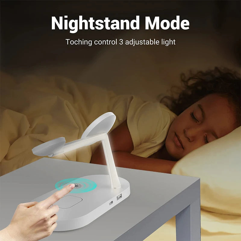 3 in 1 Magnetic Wireless Charger Stand