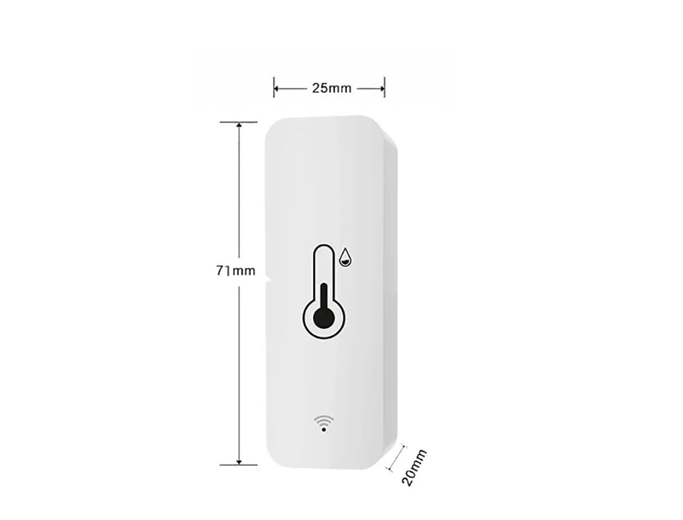 Bluetooth Smart Temperature Humidity Sensor | Indoor Hygrometer | Works With Alexa and Google Home