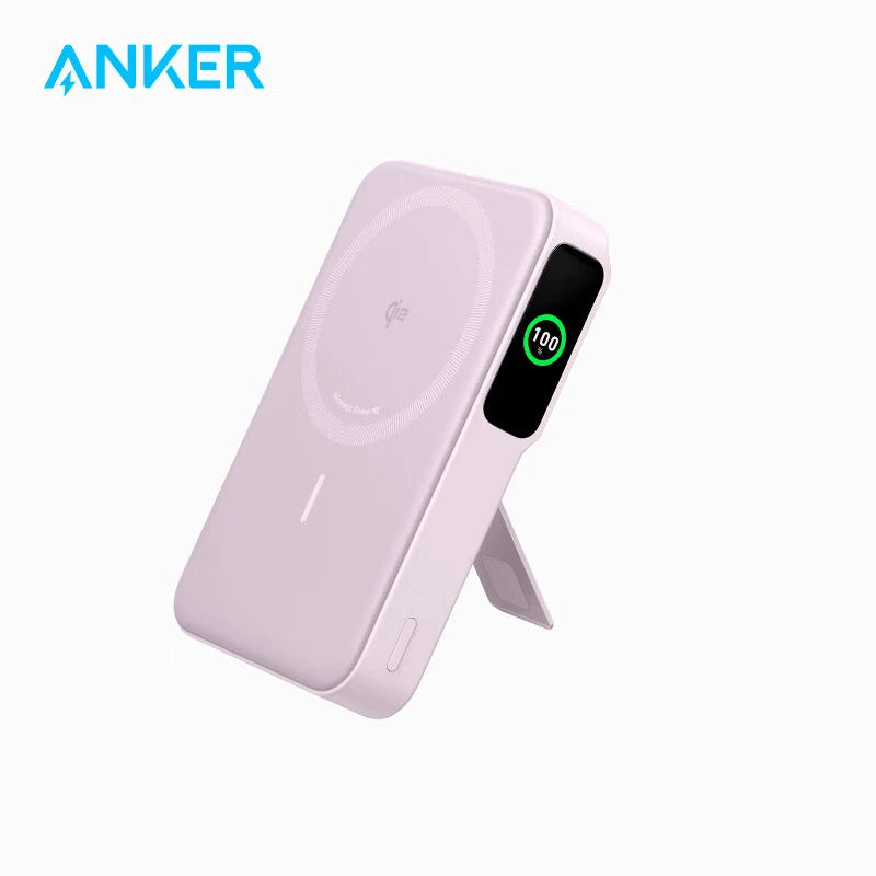 Anker MagGo Power Bank 10000mAh Qi2 Certified 15W Ultra-FastPortable Battery Pack for iPhone