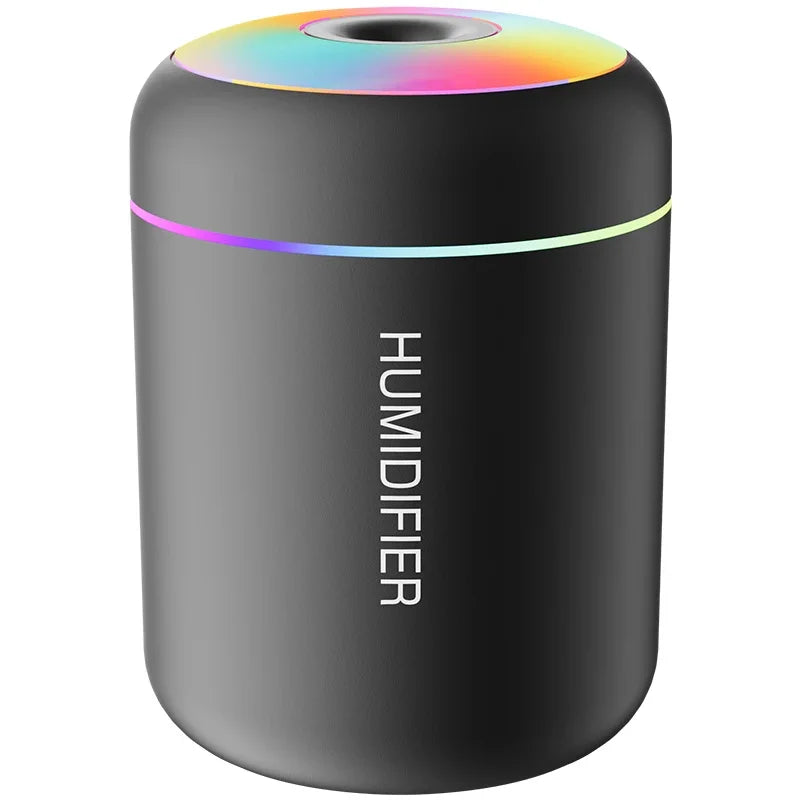 Mini Air Humidifier USB Electric Aroma Diffuser Essential Oil Purifier Aromatherapy Mist Maker Lights For Car Home Bedroom