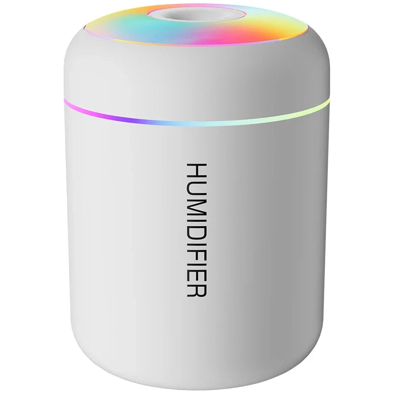 Mini Air Humidifier USB Electric Aroma Diffuser Essential Oil Purifier Aromatherapy Mist Maker Lights For Car Home Bedroom